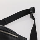 FENDI Bugseye Body Bag Leather Black Silver 7VA434 Auth 204881M-8
