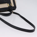 Chloe Alice Hand Bag Leather 2way Black Gold Auth 204883-9