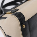 Chloe Alice Hand Bag Leather 2way Black Gold Auth 204883-17
