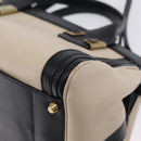 Chloe Alice Hand Bag Leather 2way Black Gold Auth 204883-18