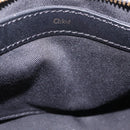 Chloe Alice Hand Bag Leather 2way Black Gold Auth 204883-21