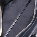Chloe Alice Hand Bag Leather 2way Black Gold Auth 204883-11