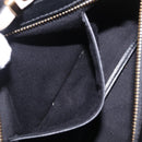 Chloe Alice Hand Bag Leather 2way Black Gold Auth 204883-24
