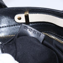 Chloe Alice Hand Bag Leather 2way Black Gold Auth 204883-12