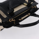 Chloe Alice Hand Bag Leather 2way Black Gold Auth 204883-7