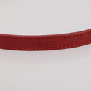 LOUIS VUITTON Epi Pochette Segur Shoulder Bag Red M5888E LV Auth 204884V-9