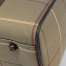 Burberrys Nova Check Boston Bag Canvas Brown Gold Auth 204885A-9