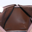 Burberrys Nova Check Boston Bag Canvas Brown Gold Auth 204885A-20