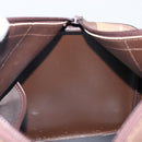 Burberrys Nova Check Boston Bag Canvas Brown Gold Auth 204885A-21