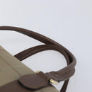 Burberrys Nova Check Boston Bag Canvas Brown Gold Auth 204885A-8