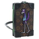 LOUIS VUITTON Monogram LV Friends Soft Trunk Phone Box M80144 LV Auth 204888SAM-1