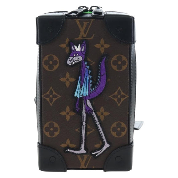 LOUIS VUITTON Monogram LV Friends Soft Trunk Phone Box M80144 LV Auth 204888SAM