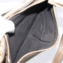 BURBERRY Nova Check Shoulder Bag PVC Leather Gold Auth 204889V-10