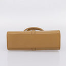 GUCCI Jackie Hand Bag Leather Beige Silver 002 1067 Auth 204890A-10