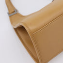 GUCCI Jackie Hand Bag Leather Beige Silver 002 1067 Auth 204890A-13
