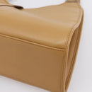 GUCCI Jackie Hand Bag Leather Beige Silver 002 1067 Auth 204890A-14