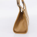 GUCCI Jackie Hand Bag Leather Beige Silver 002 1067 Auth 204890A-5