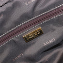 LOEWE Amazona 35 Hand Bag Leather Gold Auth 204893A-22