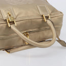 LOEWE Amazona 35 Hand Bag Leather Gold Auth 204893A-9