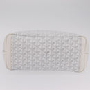 GOYARD Herringbone Artois PM Tote Bag PVC Leather White Auth 204894SM-7