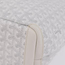 GOYARD Herringbone Artois PM Tote Bag PVC Leather White Auth 204894SM-18