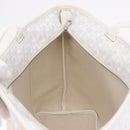 GOYARD Herringbone Artois PM Tote Bag PVC Leather White Auth 204894SM-22