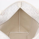 GOYARD Herringbone Artois PM Tote Bag PVC Leather White Auth 204894SM-23