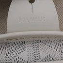 GOYARD Herringbone Artois PM Tote Bag PVC Leather White Auth 204894SM-11