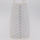 GOYARD Herringbone Artois PM Tote Bag PVC Leather White Auth 204894SM-6