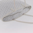 GOYARD Herringbone Artois PM Tote Bag PVC Leather White Auth 204894SM-8