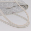 GOYARD Herringbone Artois PM Tote Bag PVC Leather White Auth 204894SM-9
