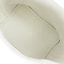 HERMES Picotan Lock PM Hand Bag Taurillon Leather White Silver Auth 204895SAM-16