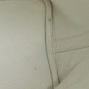 HERMES Picotan Lock PM Hand Bag Taurillon Leather White Silver Auth 204895SAM-19