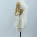 HERMES Picotan Lock PM Hand Bag Taurillon Leather White Silver Auth 204895SAM-23