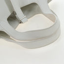 HERMES Picotan Lock PM Hand Bag Taurillon Leather White Silver Auth 204895SAM-7