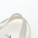 HERMES Picotan Lock PM Hand Bag Taurillon Leather White Silver Auth 204895SAM-8