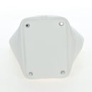 HERMES Picotan Lock PM Hand Bag Taurillon Leather White Silver Auth 204895SAM-9