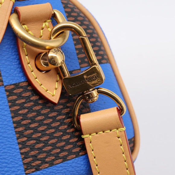 LOUIS VUITTON Damier Pop Speedy Bandouliere 18 Hand Bag N40595 LV Auth 204896SM