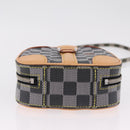 LOUIS VUITTON Damier Versette Vertical Bag White Black N60273 LV Auth 204899SAM-13