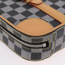 LOUIS VUITTON Damier Versette Vertical Bag White Black N60273 LV Auth 204899SAM-14