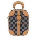 LOUIS VUITTON Damier Versette Vertical Bag White Black N60273 LV Auth 204899SAM-2