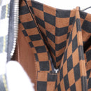 LOUIS VUITTON Damier Versette Vertical Bag White Black N60273 LV Auth 204899SAM-25