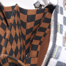 LOUIS VUITTON Damier Versette Vertical Bag White Black N60273 LV Auth 204899SAM-26