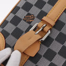 LOUIS VUITTON Damier Versette Vertical Bag White Black N60273 LV Auth 204899SAM-33