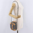 LOUIS VUITTON Damier Versette Vertical Bag White Black N60273 LV Auth 204899SAM-34