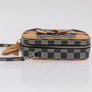 LOUIS VUITTON Damier Versette Vertical Bag White Black N60273 LV Auth 204899SAM-5