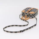 LOUIS VUITTON Damier Versette Vertical Bag White Black N60273 LV Auth 204899SAM-9