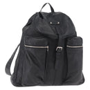 BALENCIAGA Backpack Leather Black Silver 326404 Auth 204900A-1