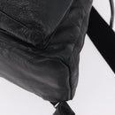 BALENCIAGA Backpack Leather Black Silver 326404 Auth 204900A-17