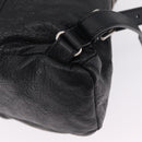 BALENCIAGA Backpack Leather Black Silver 326404 Auth 204900A-19